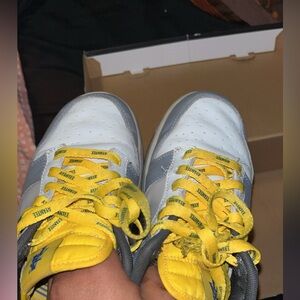 Nike Black and Yellow Sneakers